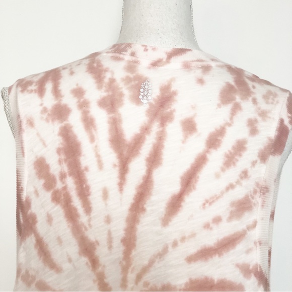 NWT FREE PEOPLE Love Tank Tie Dye in Fireside Combo Size Medium - Picture 5 of 16
